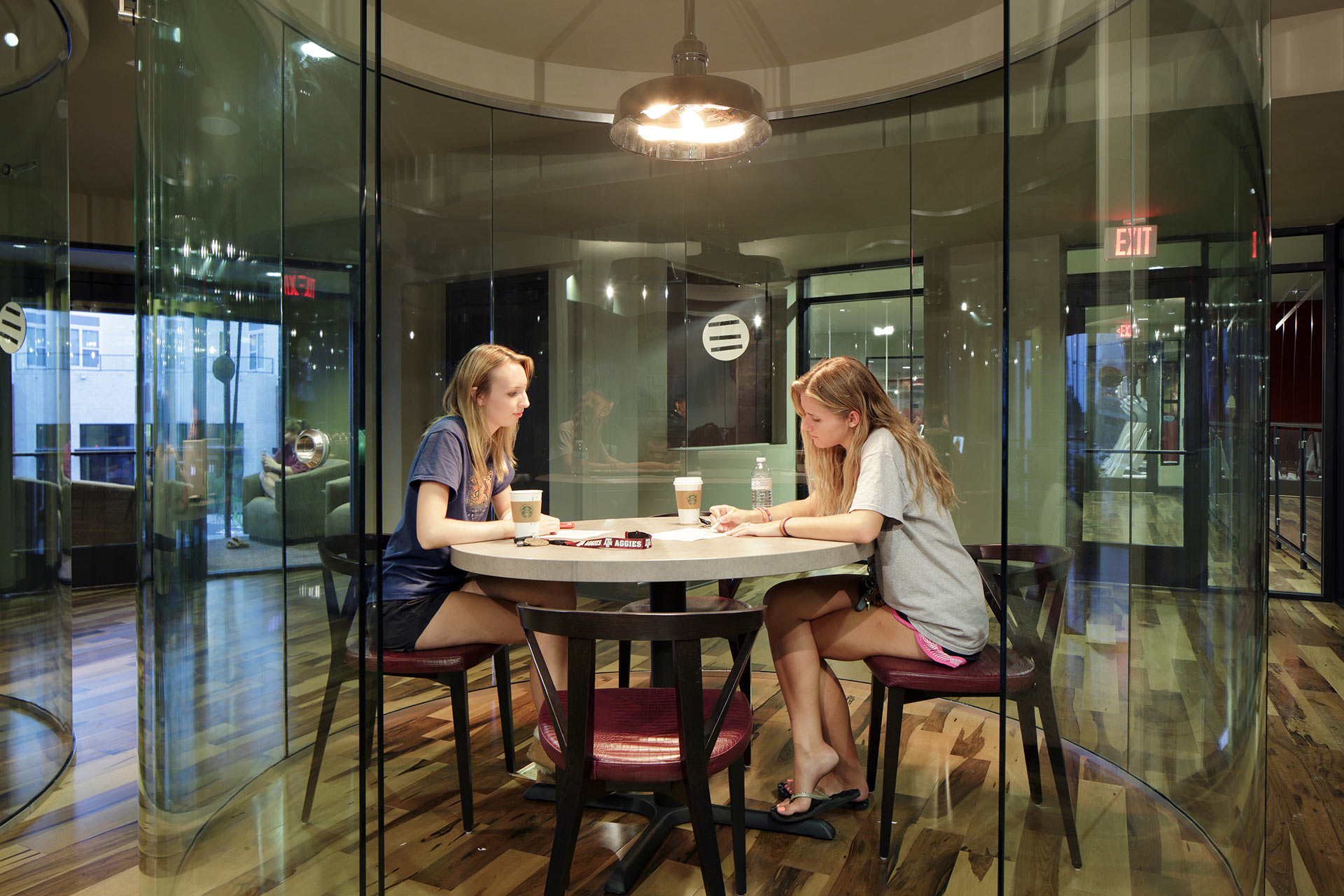 Student housing interior designers, Dallas, TX Student Housing Interior Design HPA-Design-Group-Northpoint-Crossing-Study-Room-interior-design