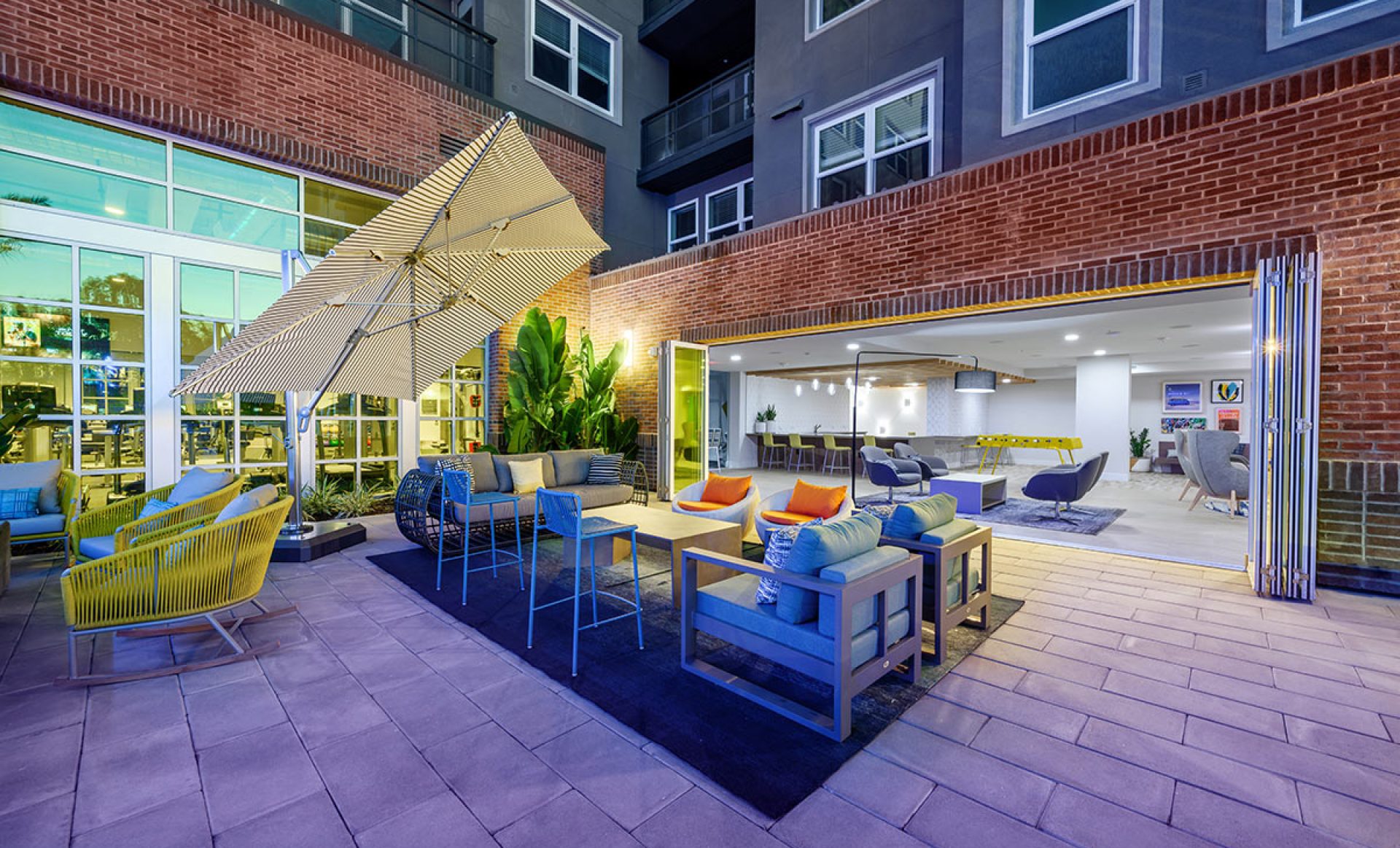 113 THE CHARLIE WESTMINSTER POOL AREA TWILIGHT BY RICHARD HART