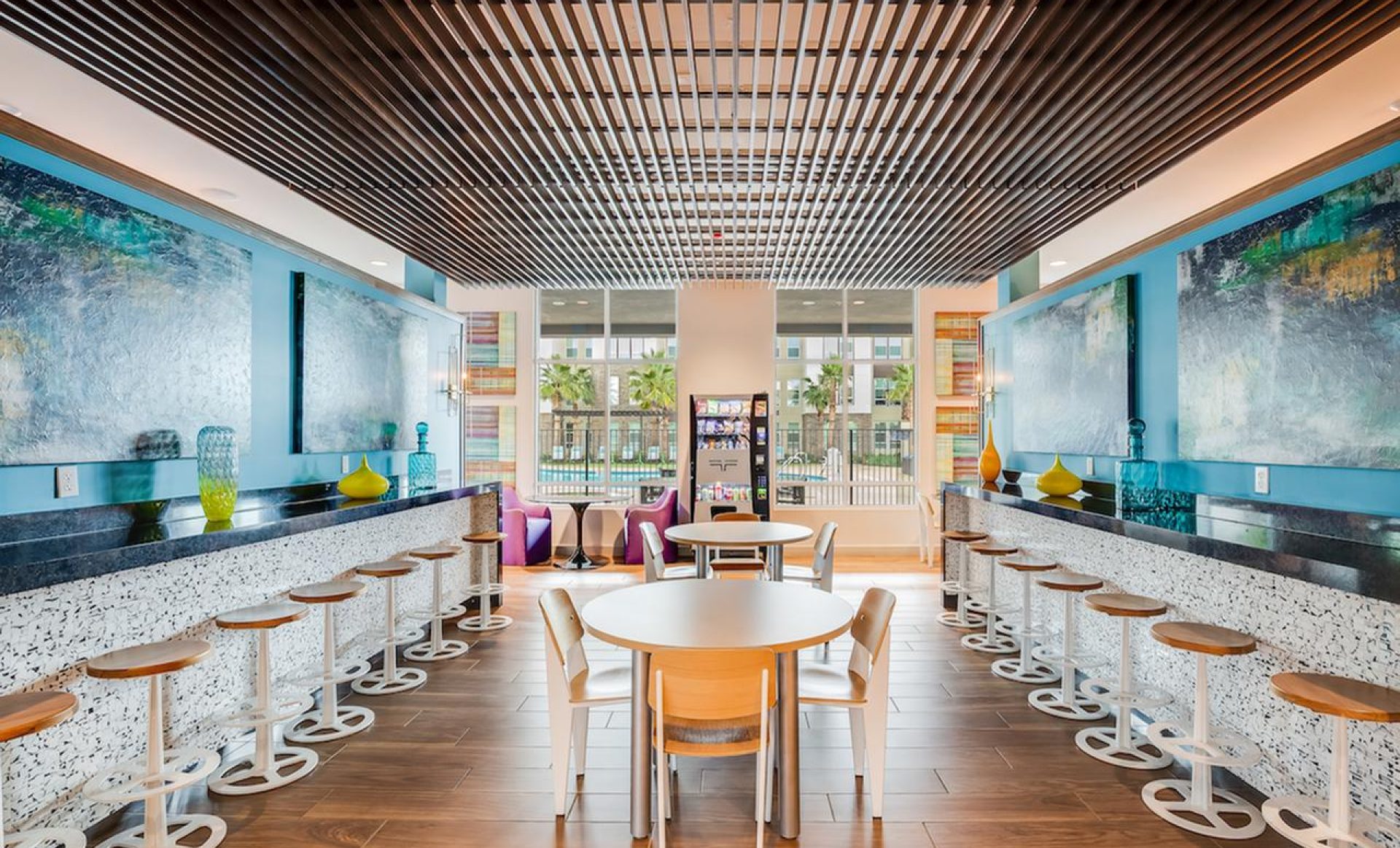 8 Study Lounge w Bar Tops