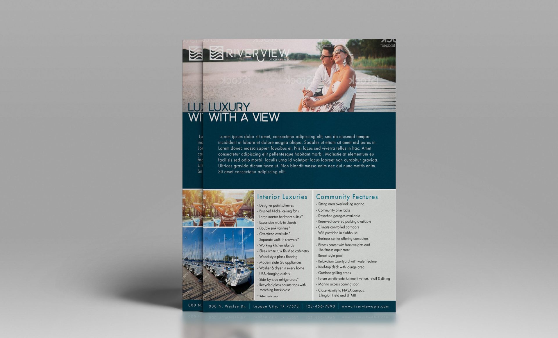 A4 Flyer Presentation Mock up