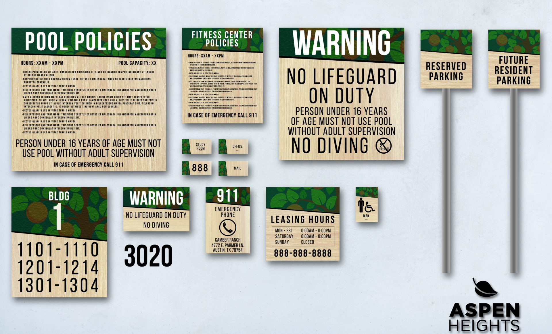 Aspen Tampa   Signage Mockup