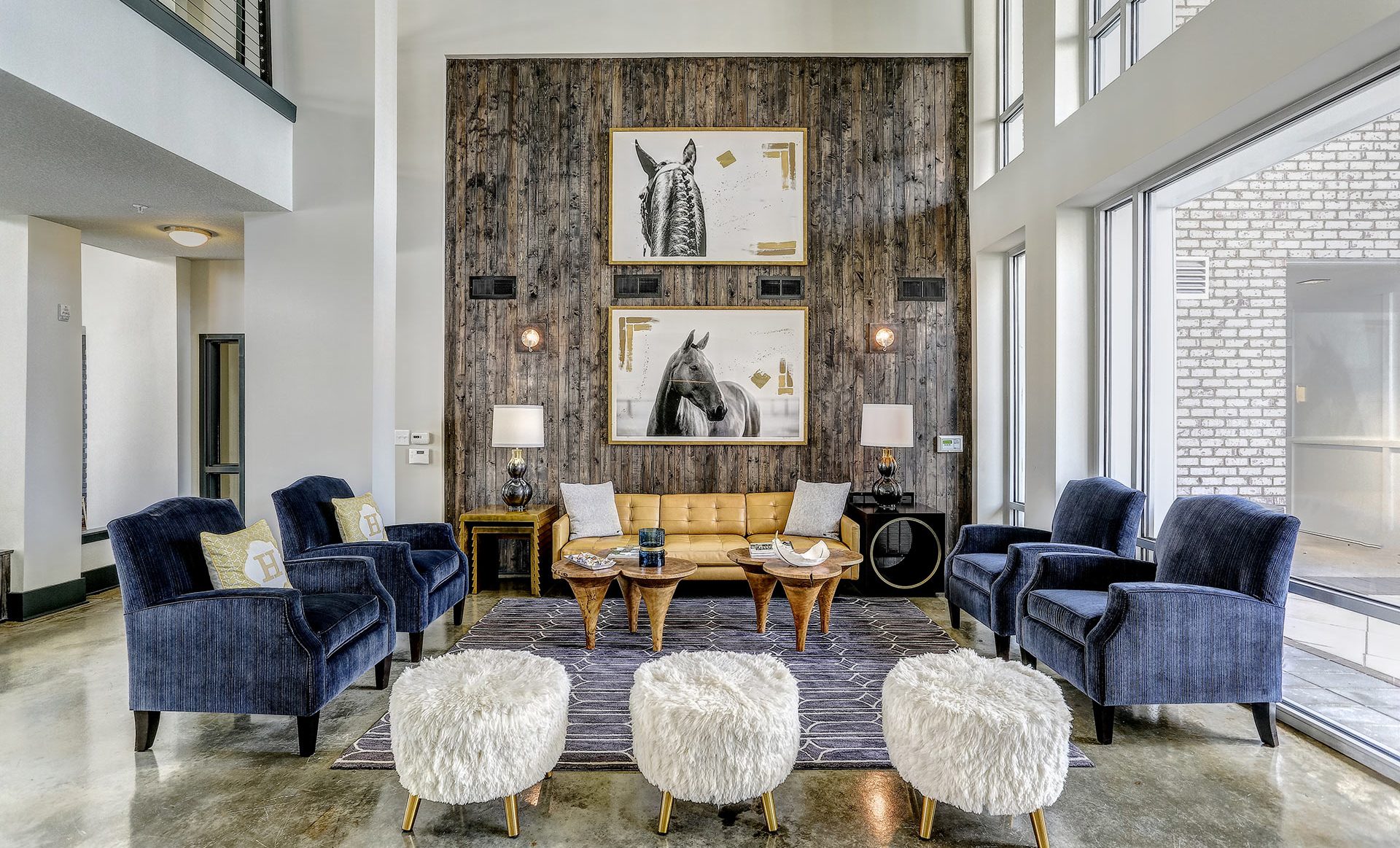 HPA Design Group The Henry at Fritz Farms Clubhouse Lounge