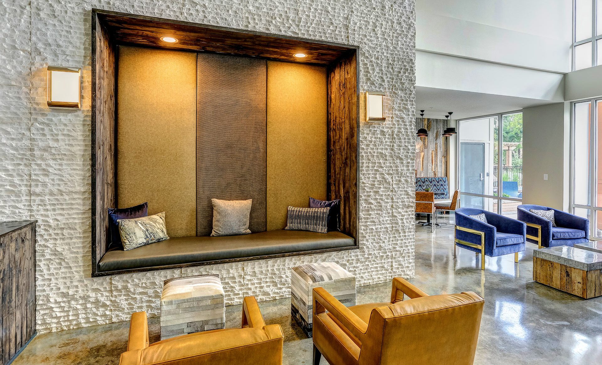 HPA Design Group The Henry at Fritz Farms Clubhouse Seating