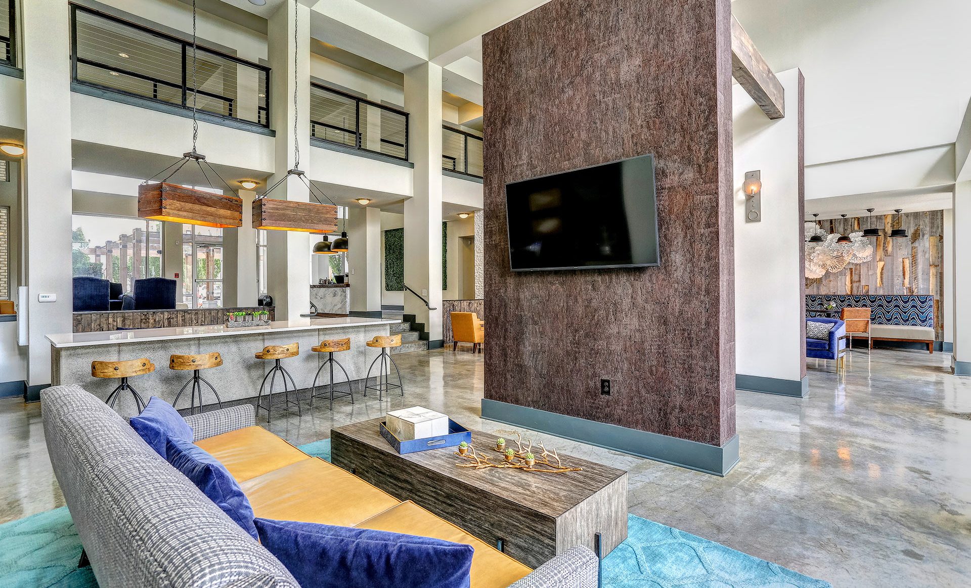 HPA Design Group The Henry at Fritz Farms Clubhouse TV